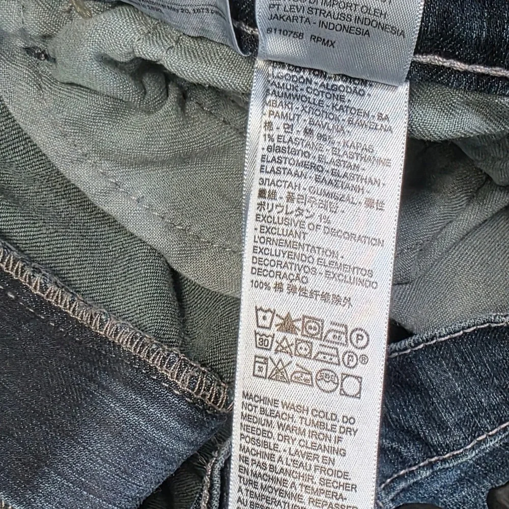 Levi's 559 Relaxed Straight Jeans Men's Size 36x32 Blue Denim Stretch Pants
